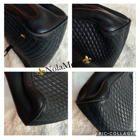 Black Bally Quilted Leather Shoulder Bag - Picture 7 of 14